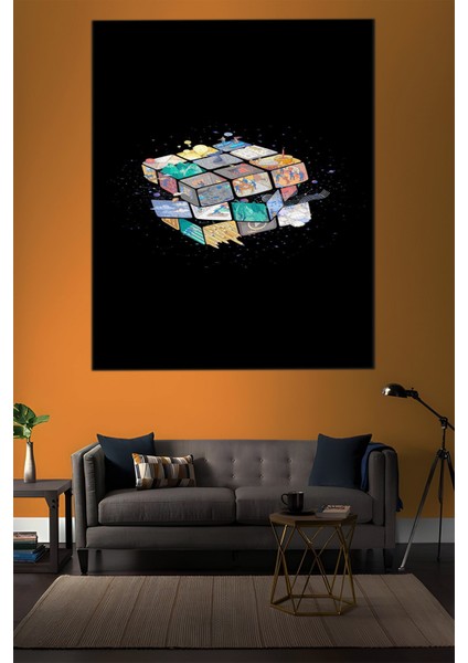 Minimalist Temalı, Rubik Tablo-852 indirimleri