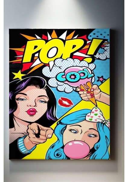 Pop Art Temalı, Modern Tablo-932