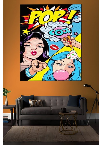 Pop Art Temalı, Modern Tablo-932 indirimleri