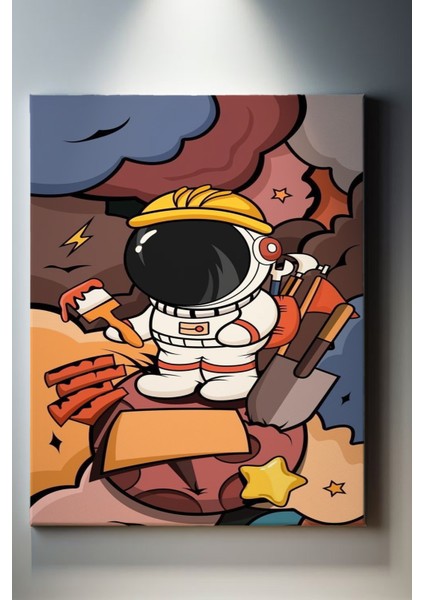 Bebek - Çocuk Odası Temalı, Astronot Tablo-805