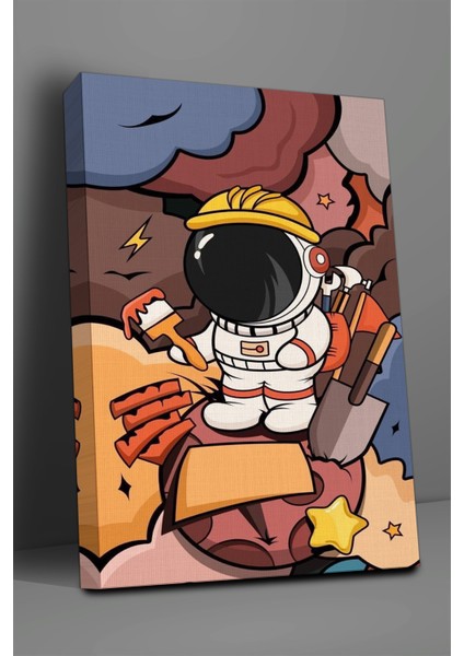 Bebek - Çocuk Odası Temalı, Astronot Tablo-805 fiyatları