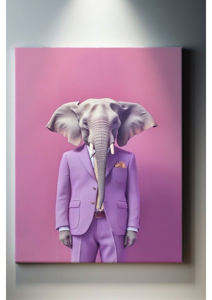 Modern Temalı, Fil Tablo-865