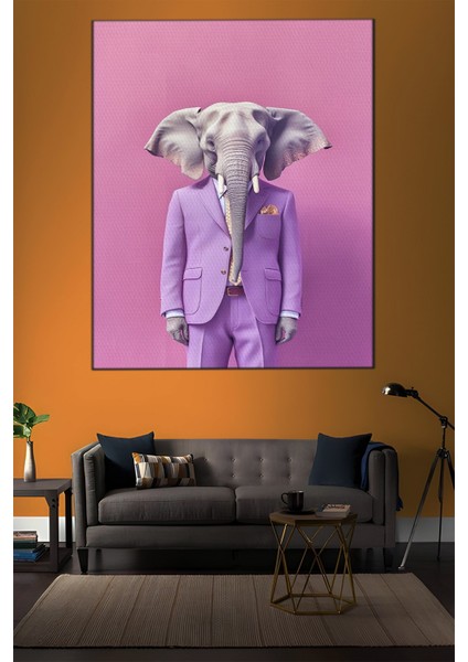 Modern Temalı, Fil Tablo-865 indirimleri