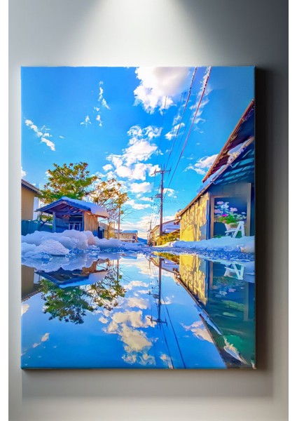 Modern Temalı, Karlı Sokak Tablo-784