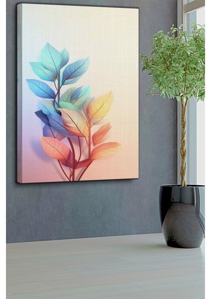 Minimalist Temalı, Yaprak Dalı Tablo-525 fırsatları