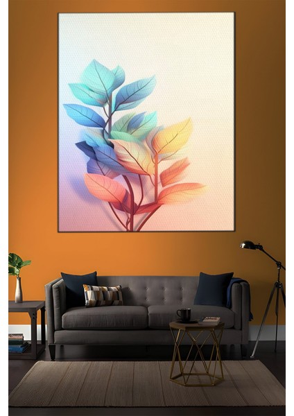 Minimalist Temalı, Yaprak Dalı Tablo-525 indirimleri