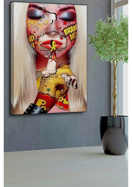 Insan Temalı, Pop Art Tablo-914 fırsatları