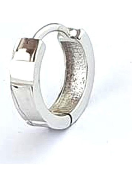 İtalyan 925ayar Gümüş Tek Erkek Küpe çap 1cm fiyatları