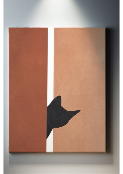 Hayvan Temalı, Bohem Kedi Tablo-615