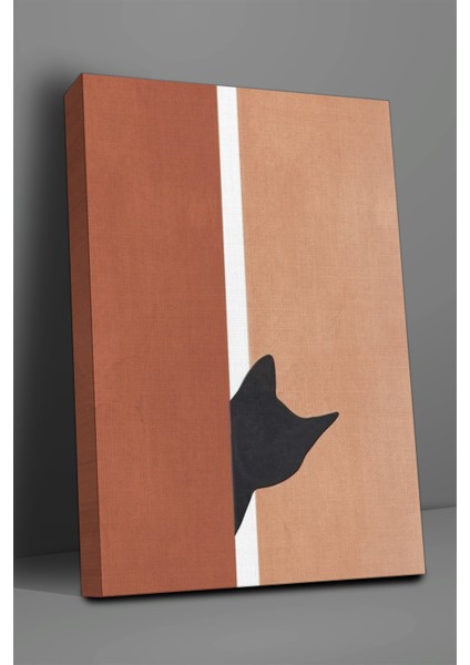 Hayvan Temalı, Bohem Kedi Tablo-615 fiyatları