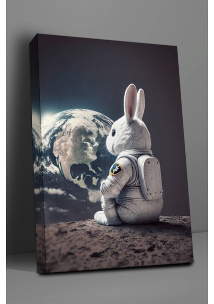 Hayvan Temalı, Astronot Tavşan Tablo-511 fiyatları