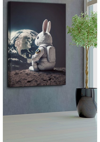 Hayvan Temalı, Astronot Tavşan Tablo-511 fırsatları