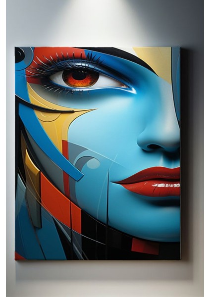 Soyut Temalı Kadın Portre Tablo-1322