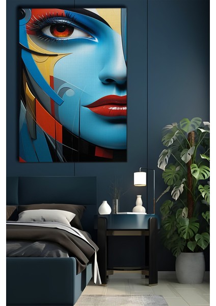 Soyut Temalı Kadın Portre Tablo-1322 modelleri