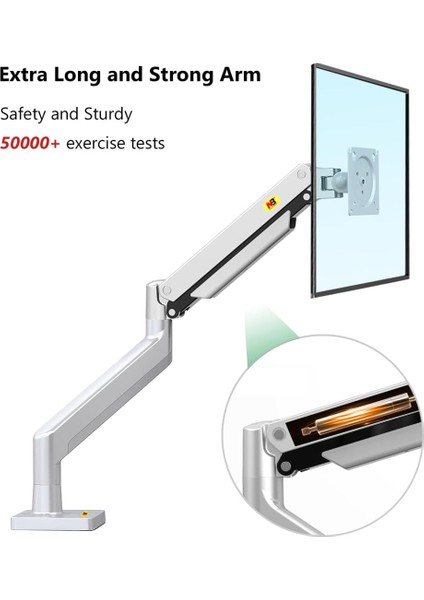 North Bayou Amortisörlü 22"-40 " Profosyonel & Oyuncu 2-12 kg Monitör Standı