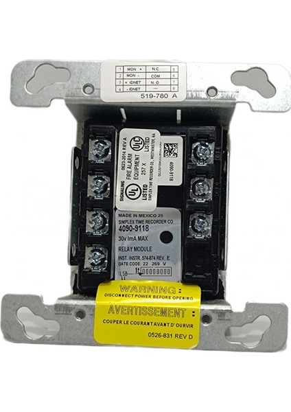 Simplex 4090-9118 Yangın Alarm Rolesi