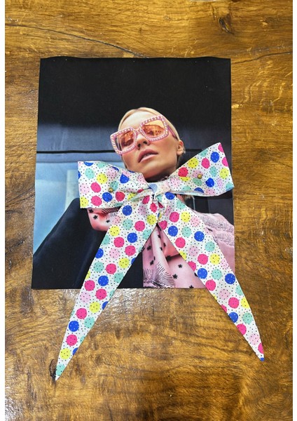 Puantiyeli Fiyonklu Arma Dikiş Aplike 23X19 cm modelleri