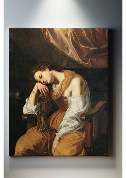"Melankoli Rolünde Mecdelli Meryem" Artemisia Gentileschi'nin Tablosu-2037