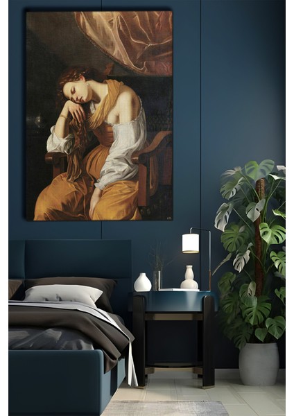 "Melankoli Rolünde Mecdelli Meryem" Artemisia Gentileschi'nin Tablosu-2037
