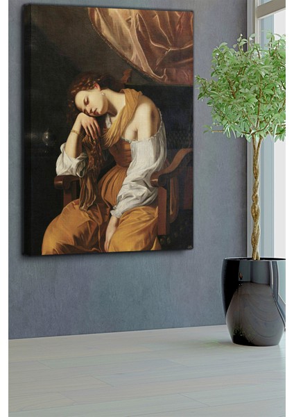 "Melankoli Rolünde Mecdelli Meryem" Artemisia Gentileschi'nin Tablosu-2037