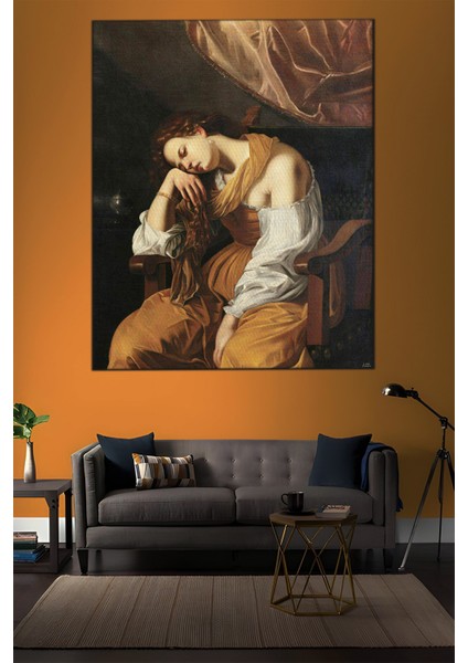 "Melankoli Rolünde Mecdelli Meryem" Artemisia Gentileschi'nin Tablosu-2037