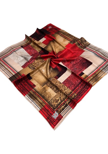 Twill Ipek Eşarp - 2026-04 Kırmızı
