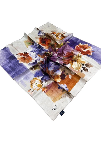 Twill Ipek Eşarp - 2768-31 Mor