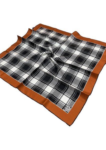 Twill Ipek Eşarp - 3035-01 Kiremit