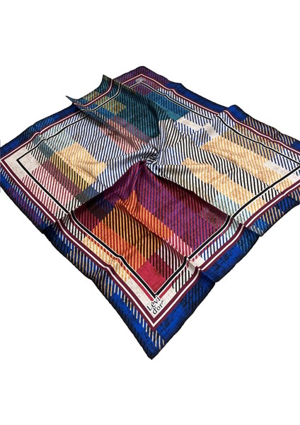 Twill Ipek Eşarp - 4030-25 Saks