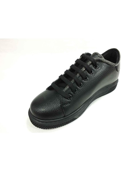 Çarıkçım Bağcıklı Taşlı Ayakkabı Siyah 146 1315 modelleri