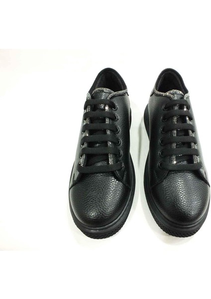 Çarıkçım Bağcıklı Taşlı Ayakkabı Siyah 146 1315 fırsatları