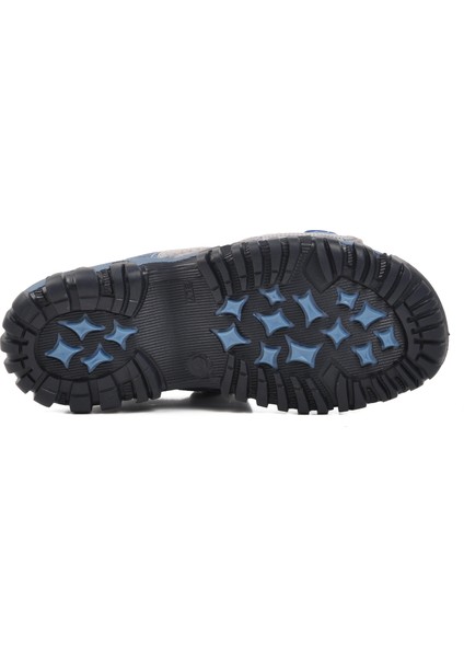 24-410-F Lacivert-Mavi Ortopedik Erkek Çocuk Sandalet