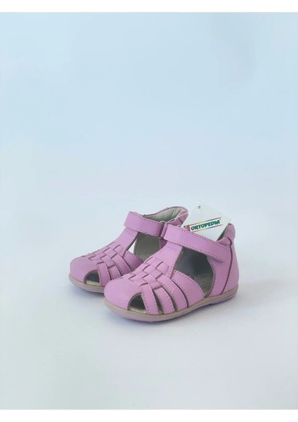 Ortopedik Çocuk Deri Sandalet 1059 - Pembe fiyatları