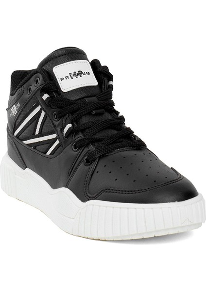242-1827ZN Kadın Sports Hi Sneaker Ayakkabı Siyah - Beyaz fiyatları