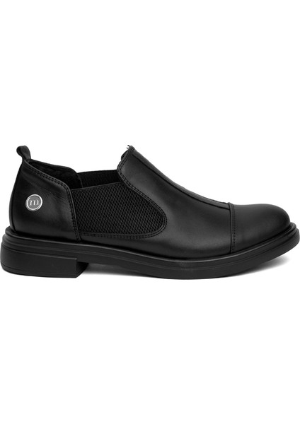 Mammamia D24Ka-280 Kadın Deri Casual Ayakkabı Siyah