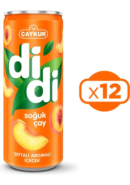 Didi Şeftali 250 ml x 12 Adet