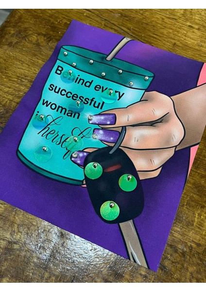 Zirkon Taş Mor Tasarım Arma Dikiş Aplike 23X19 cm modelleri