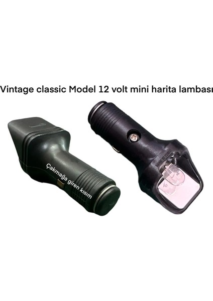 Vintage  Retro Klasik  Mini Harita Lambası