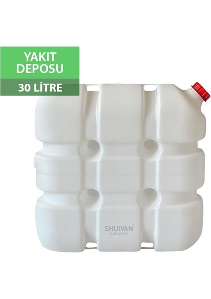 Shuıvan Webasto Tipi Isıtıcı Yakıt Deposu 30 Litre - Beyaz