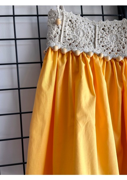 Tığ işi çocuk elbisesi modelleri