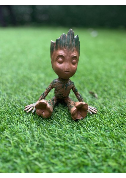 Baby Groot 3D Renkli Figür