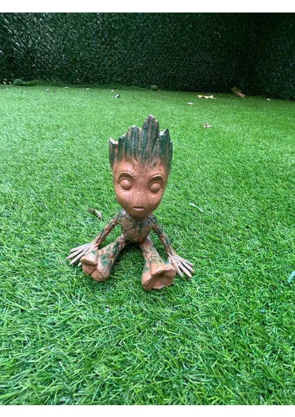 Baby Groot 3D Renkli Figür