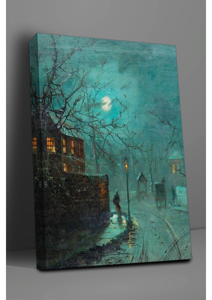 Gece Şehrin Sokaklarında Tablosu-2128 fiyatları