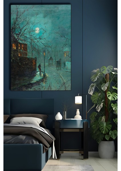 Gece Şehrin Sokaklarında Tablosu-2128 modelleri