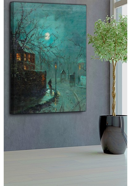 Gece Şehrin Sokaklarında Tablosu-2128 fırsatları