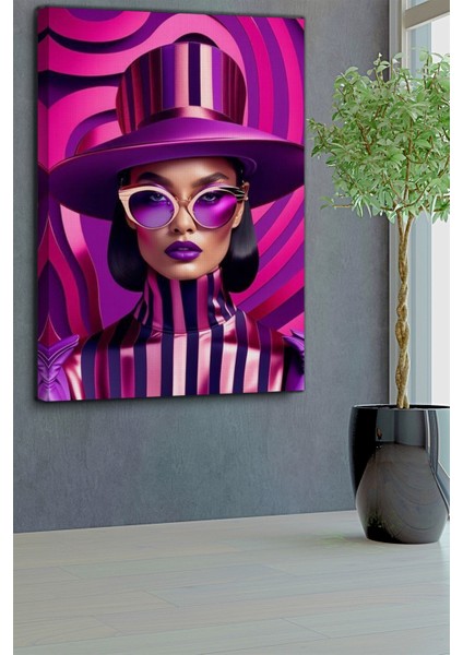 Modern Temalı Kadın Portre Tablo-1275 fırsatları