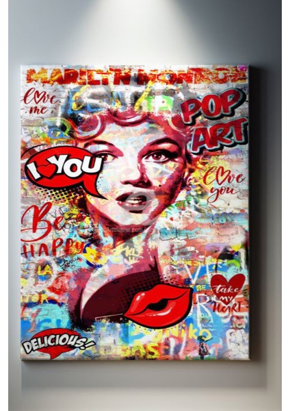 Kadın Tasarımlı Pop Art Tablo-1201