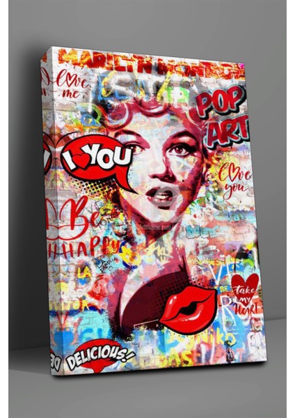 Kadın Tasarımlı Pop Art Tablo-1201