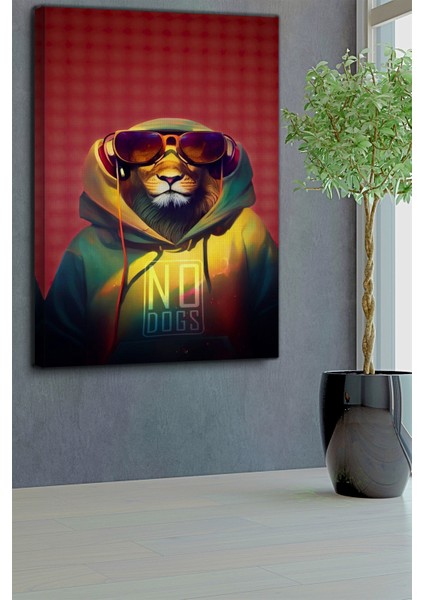 Hayvan Temalı, Aslan Tablo-861 fırsatları