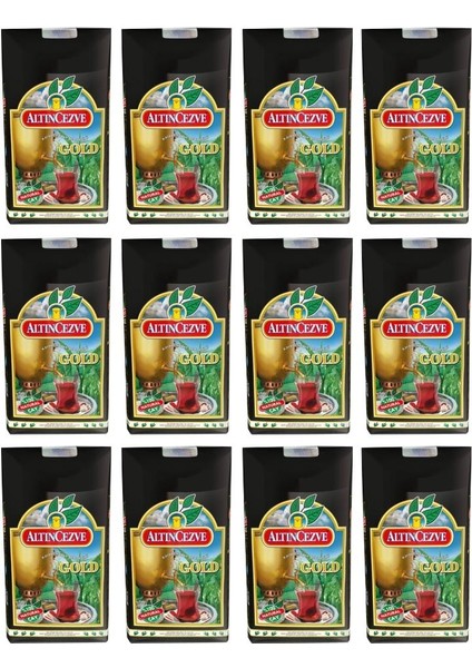 Gold Siyah Dökme Çay 1 kg x 12 Adet